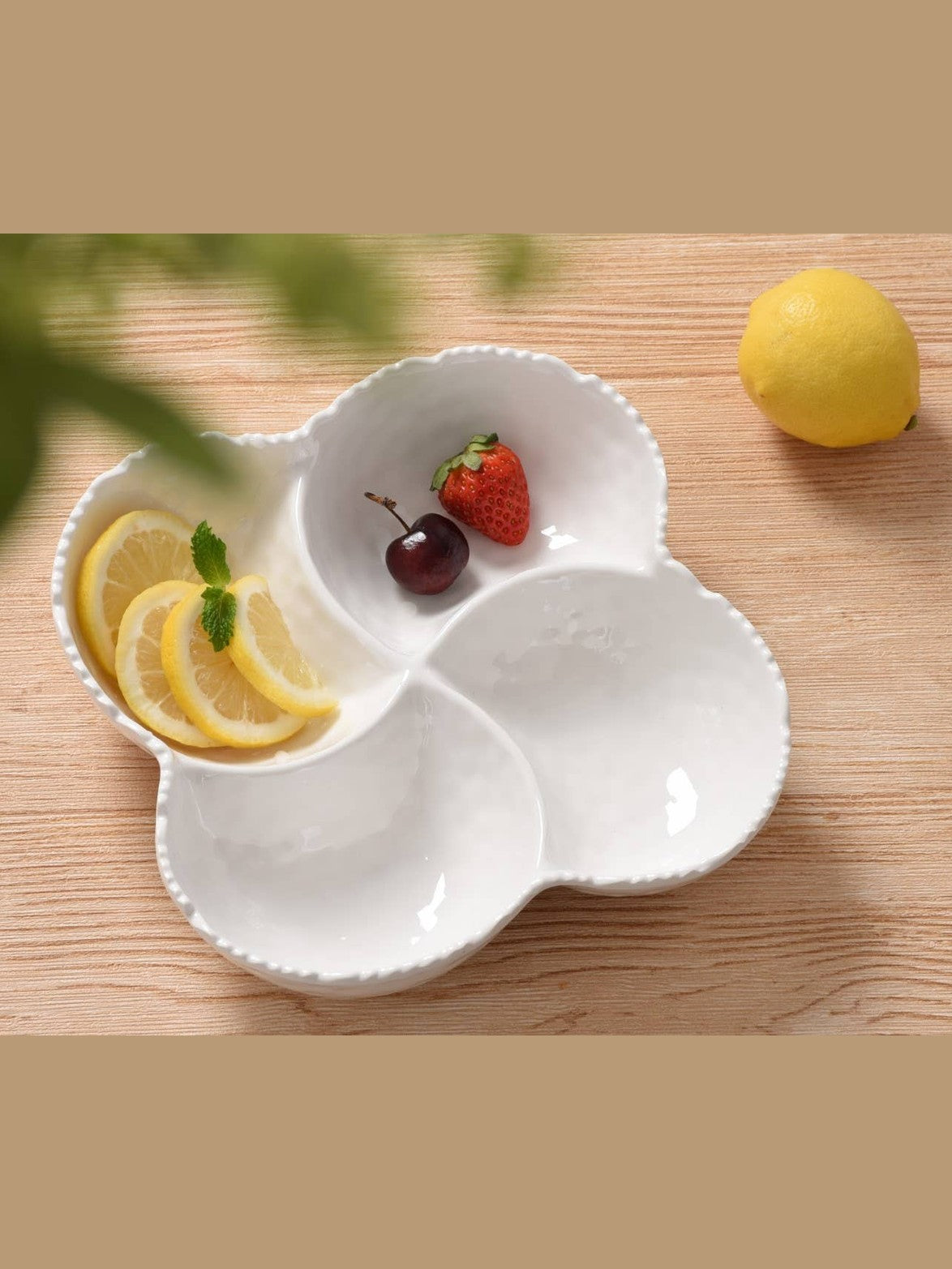 4 Section Bowl in Shatterproof Melamine