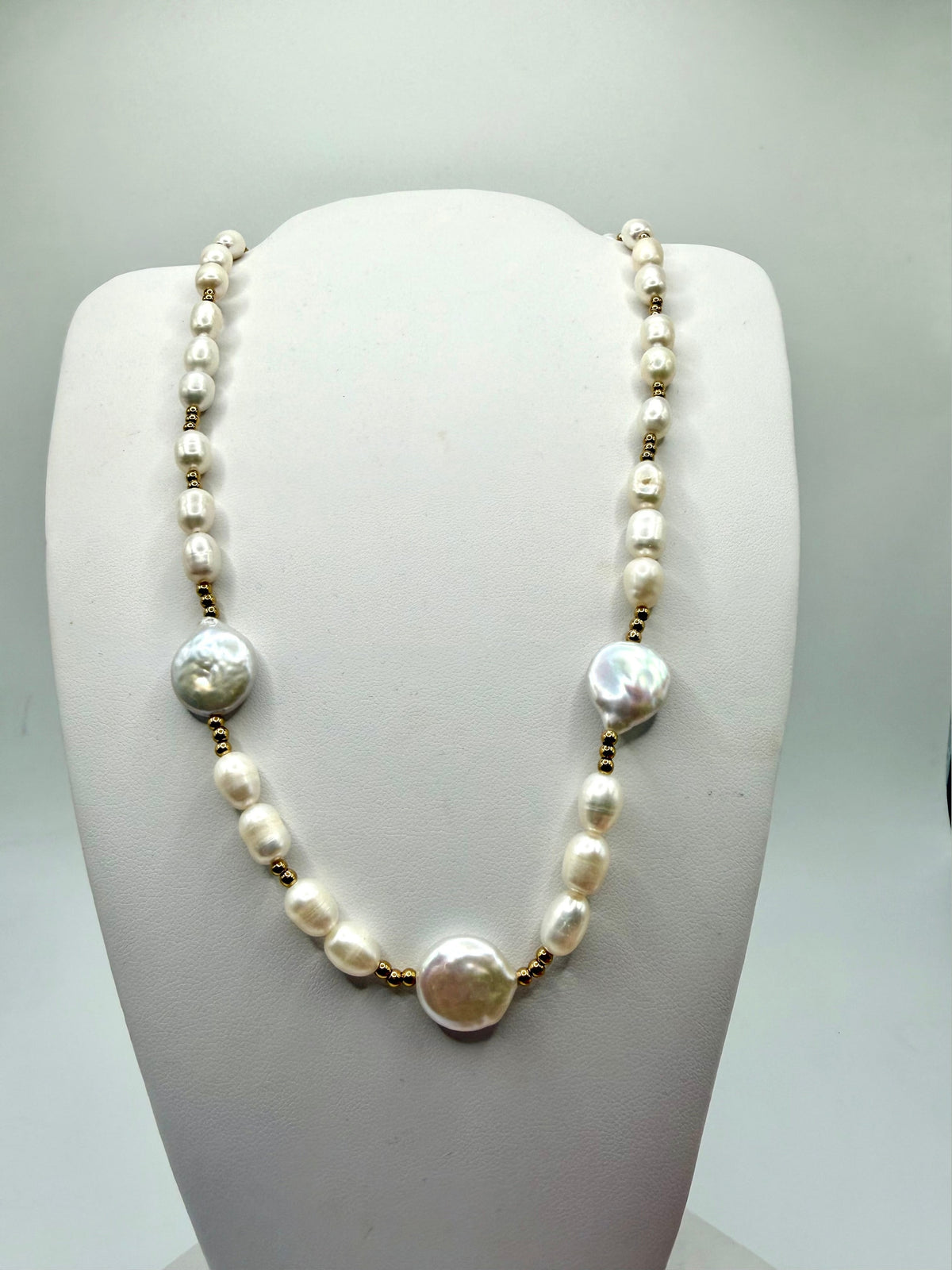 Mixed Natural Pearl Necklace