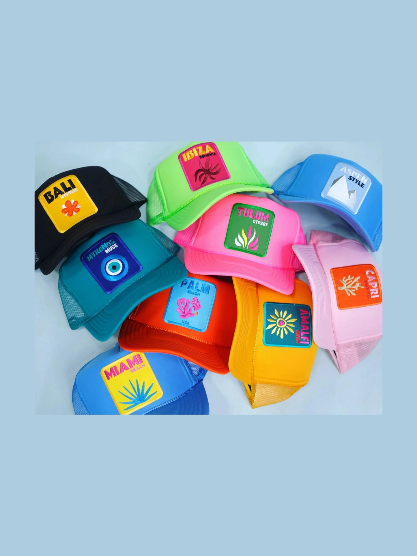 Youth Beach Hat - Patches