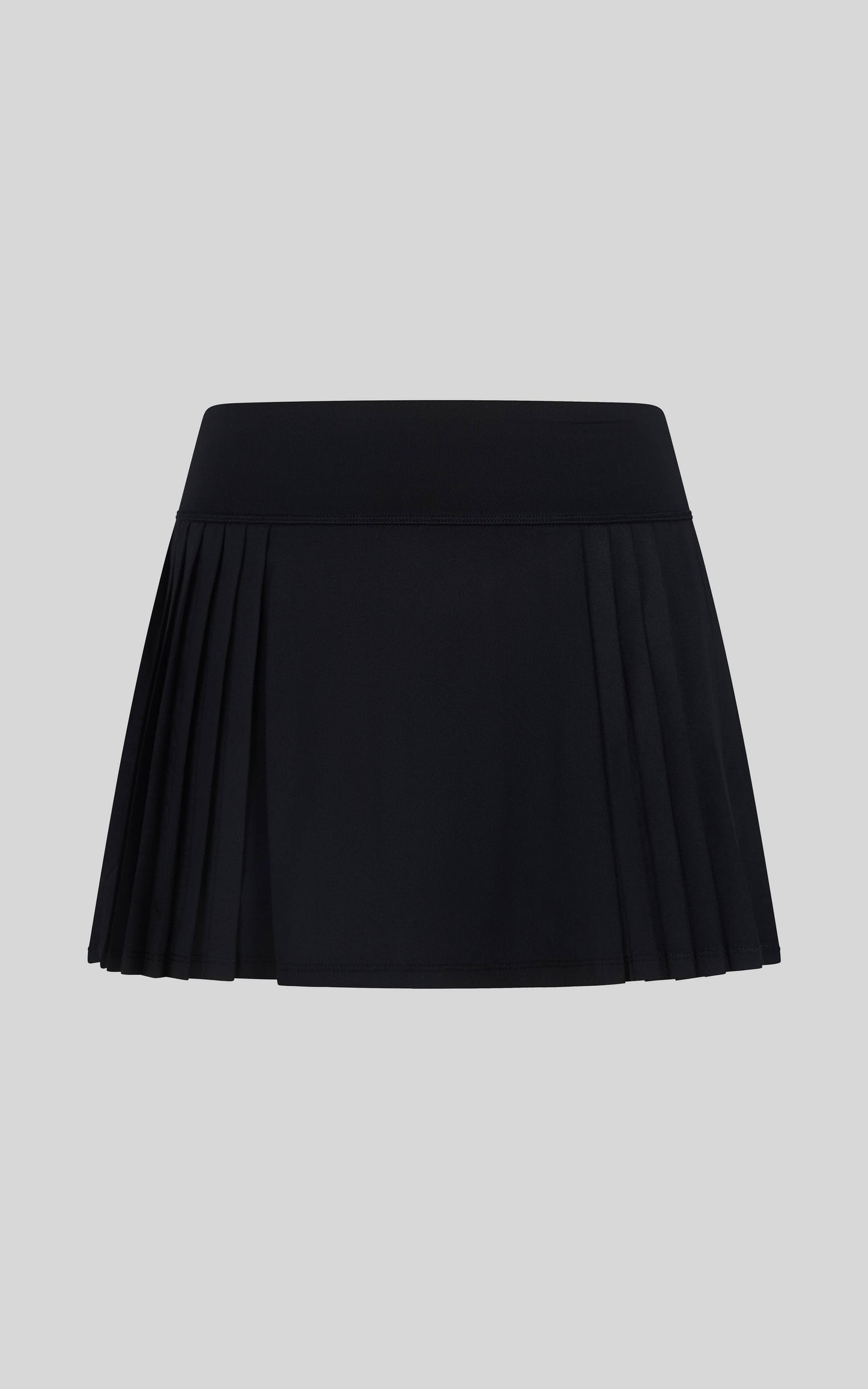 Girls Pleated Tennis Skort: Black