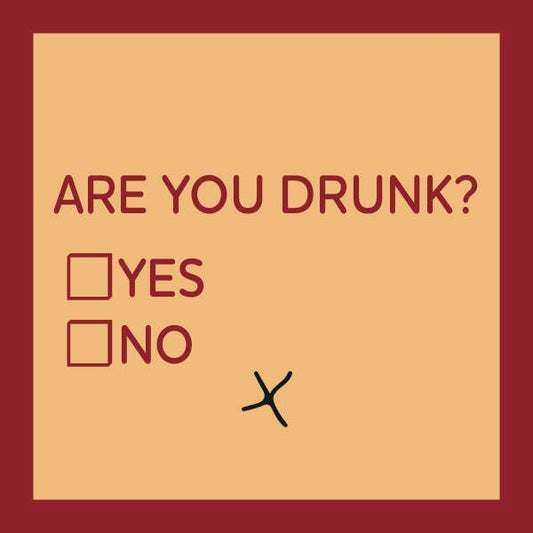 COASTER Are You Drunk | Funny Party Gift | Home Bar Decor