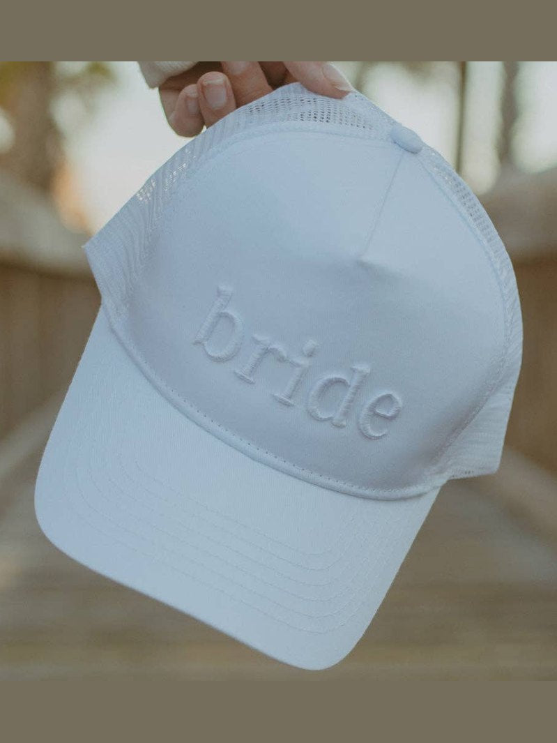 Bride Embroidered Trucker Hat