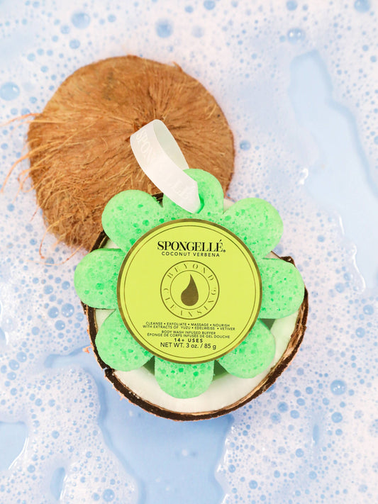 Coconut Verbena Wild Flower | Soap Sponge | Soap Buffer