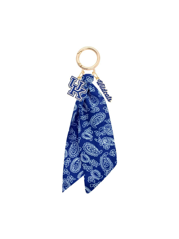 Kentucky Wildcats Logo Bandana Bag Charm