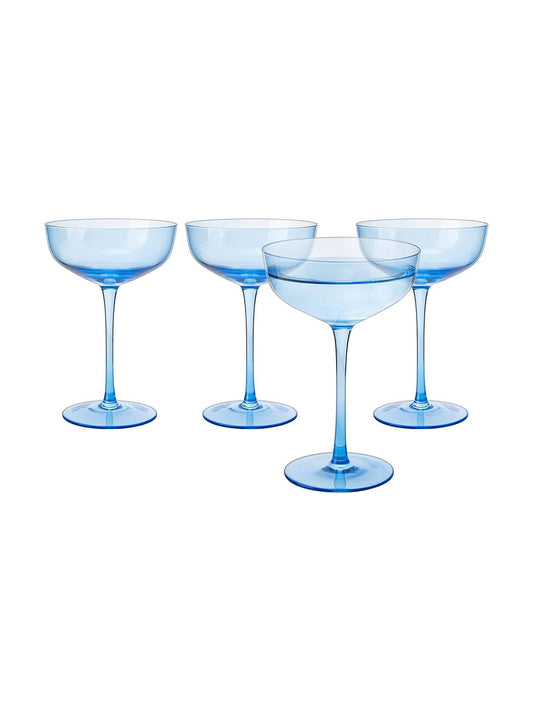 Colored Coupe Glass | 7oz | Blue