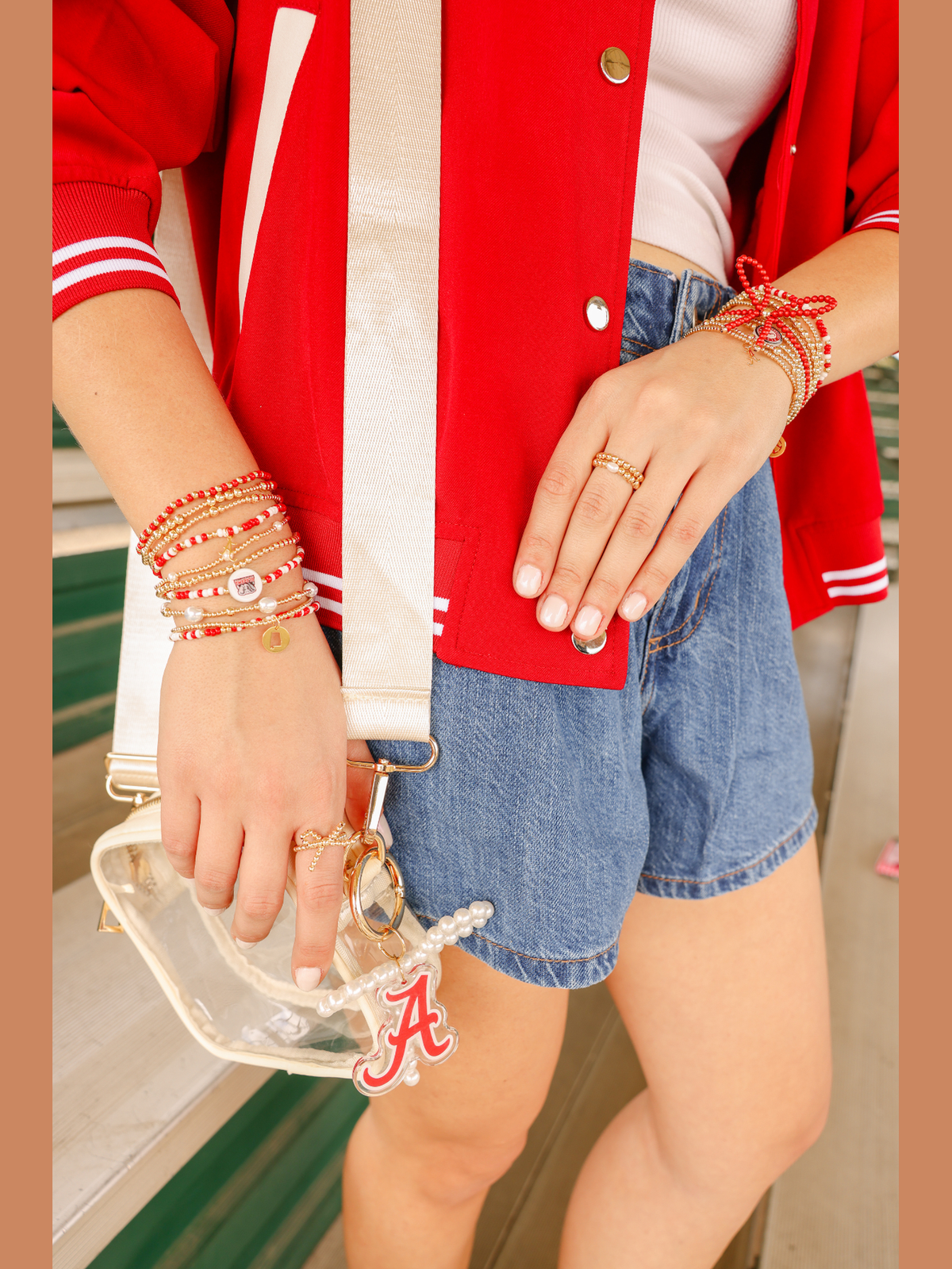 Alabama Logo Flip Bracelet on Color