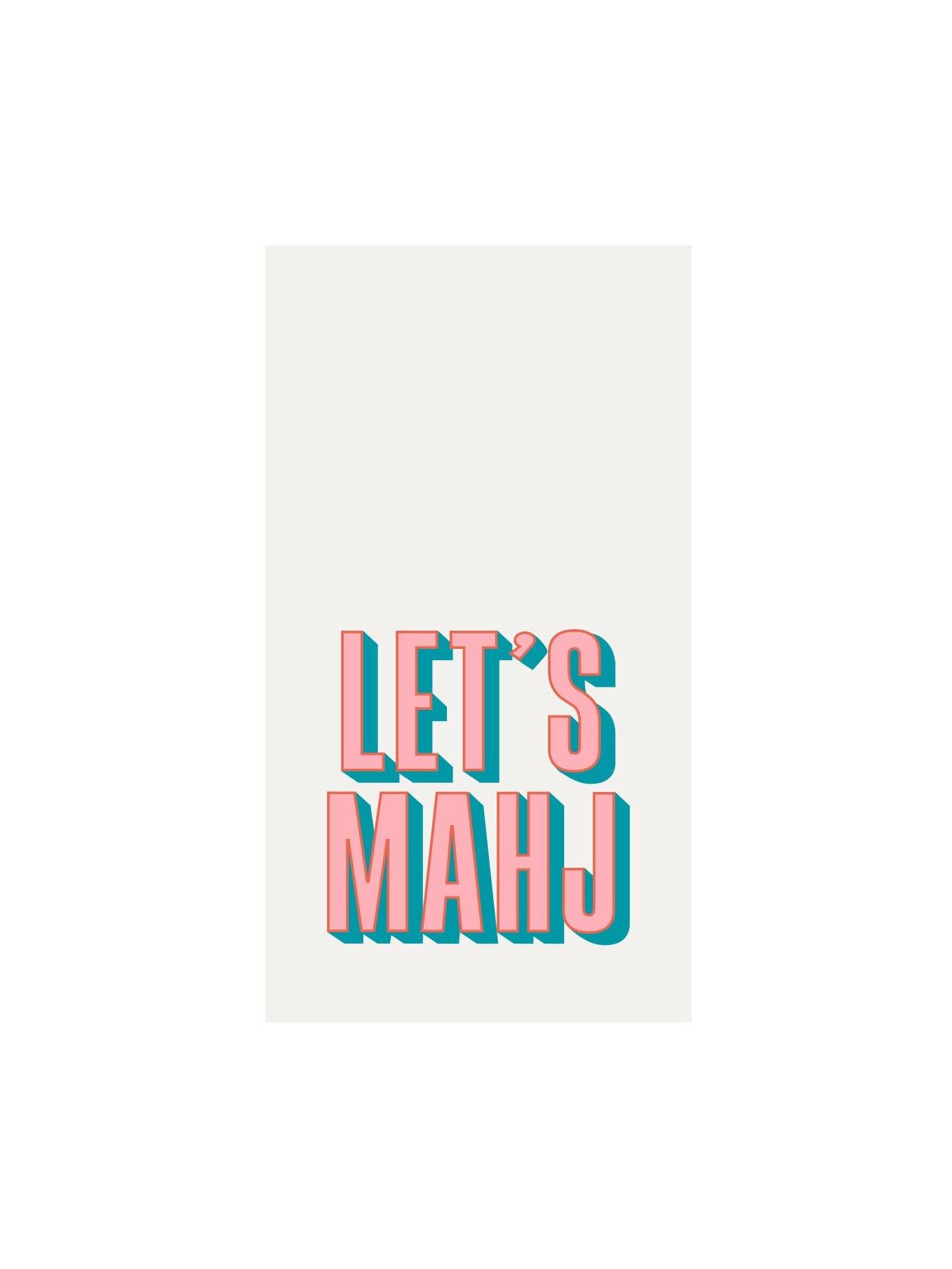Mahjong Paper Guest Towels | Let's Mahj 24 ct