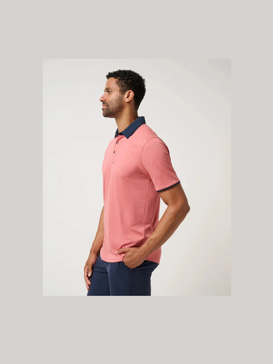 All Day Social Club Polo - Brick Dust