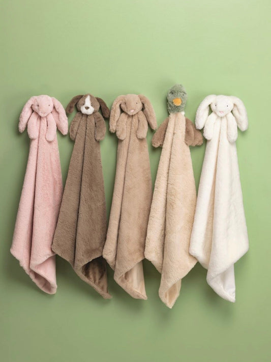 Ivory Plush Bunny Blanket