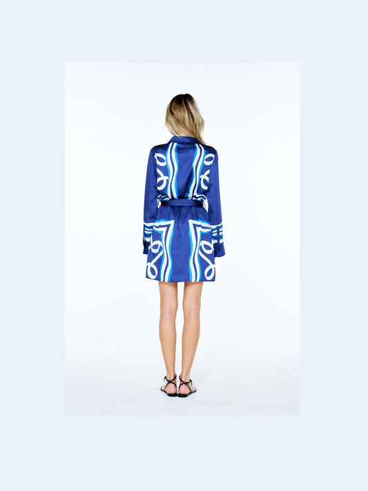 Jaxie Printed Shirt Dress