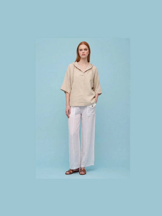 Women's Woven Top - Sand