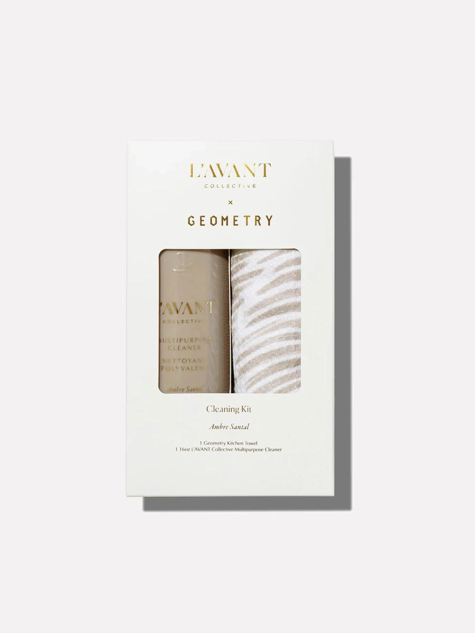L'Avant Cleaning Spray/Geometry Towel