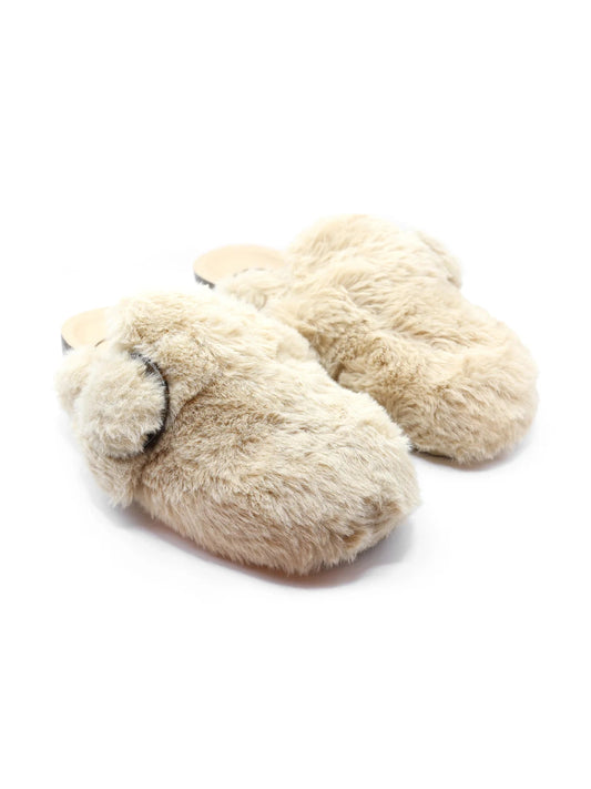 Aspen Fur Clog - Snow