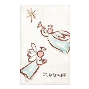 Angels Printed Towel - Oh Holy Night