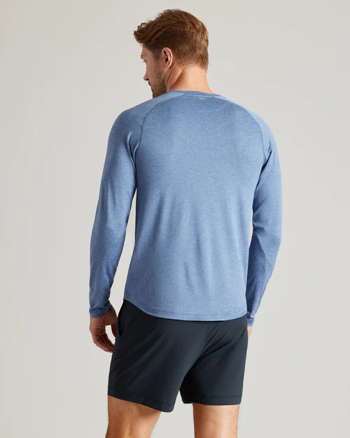 Atmosphere Long Sleeve Tee - Vintage Indigo / Slate Blue