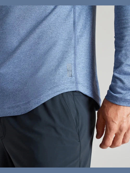 Atmosphere Long Sleeve Tee - Vintage Indigo / Slate Blue