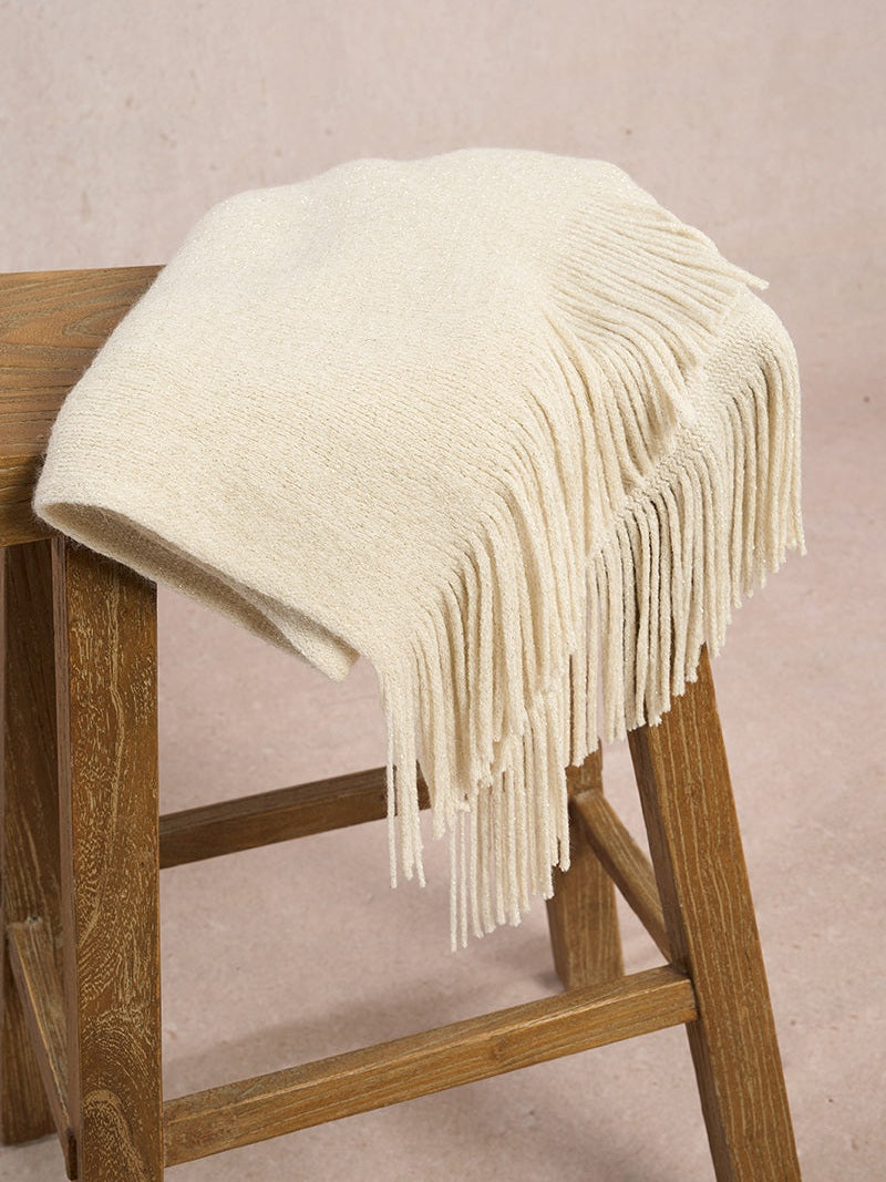 Knitted Scarf - Off White