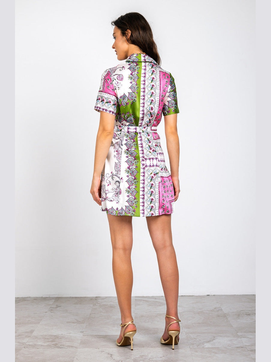 Marlee Dress Pink Combo
