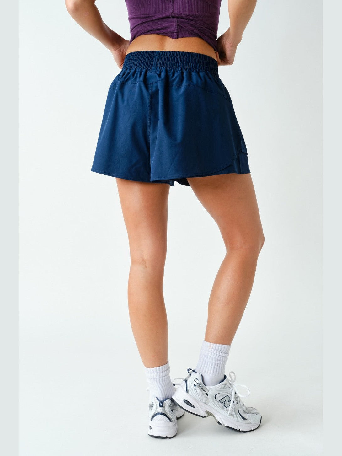 Breeze Flutter Short - Navy