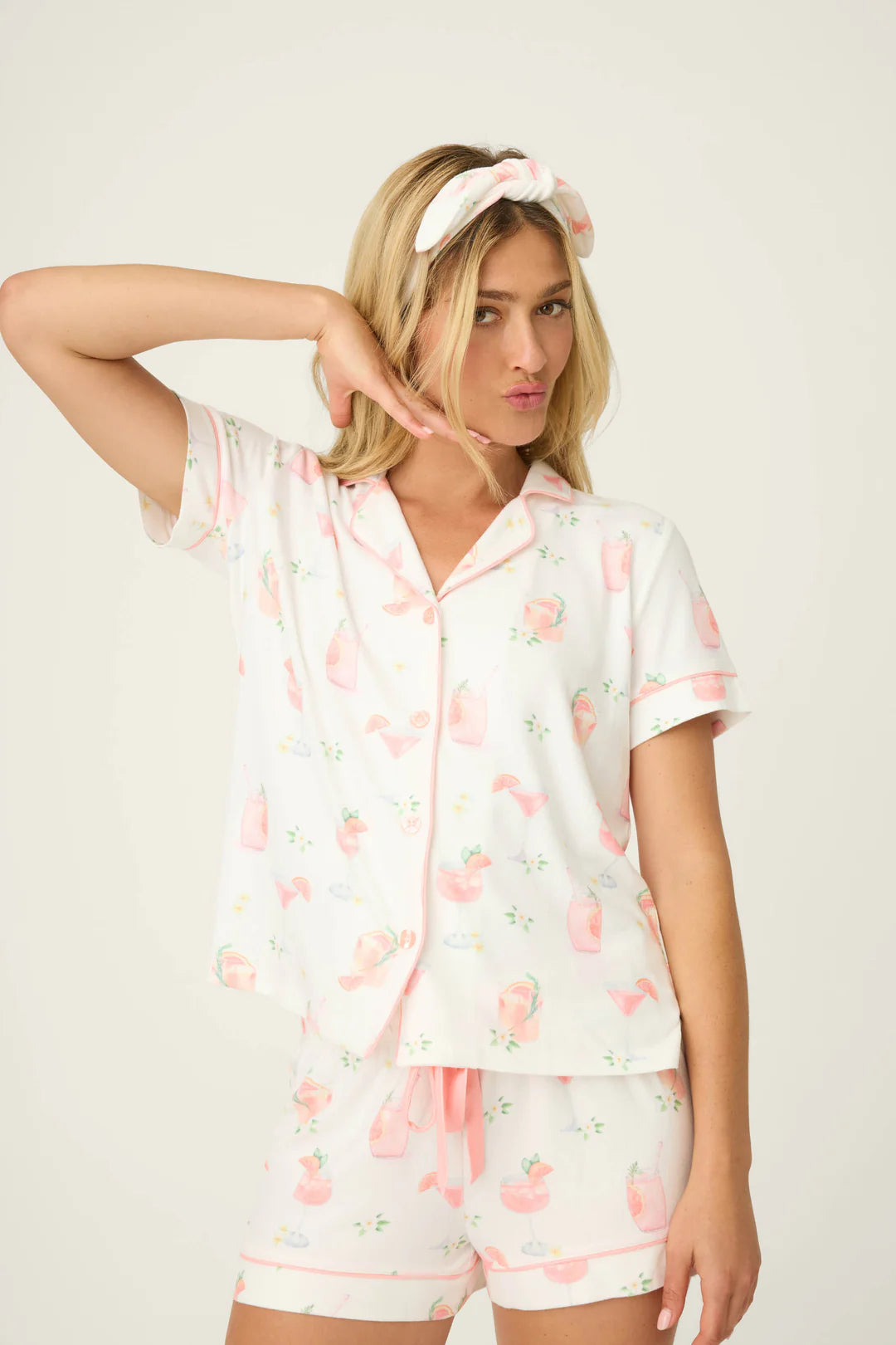 Paloma Mama PJ Short Set - Ivory