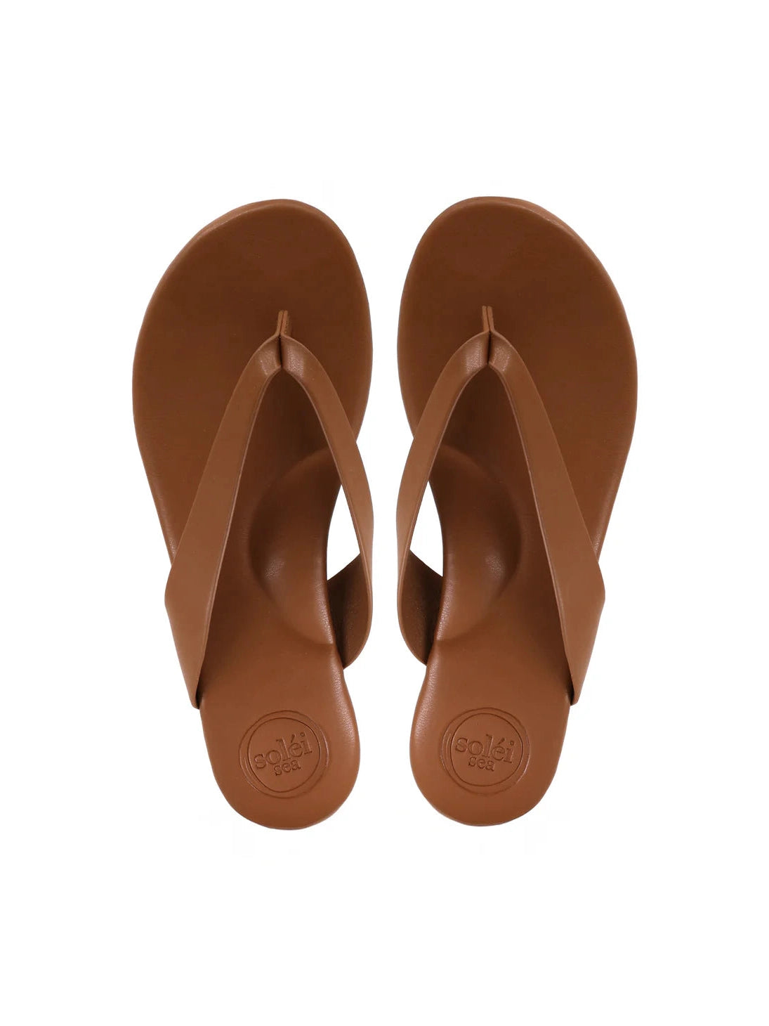 Bowie Thong Sandals - Brown