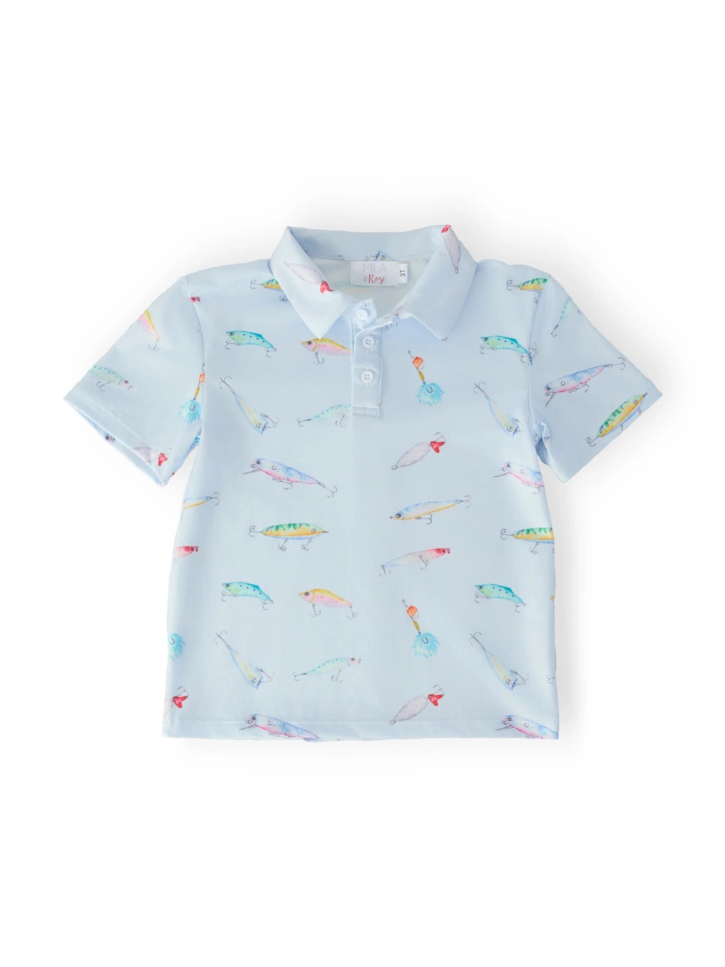 Boys Fish Hook S/S Polo