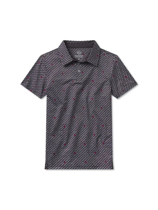 Boys Kickoff Camo Motion Tech Polo - Dawg Walk Camo
