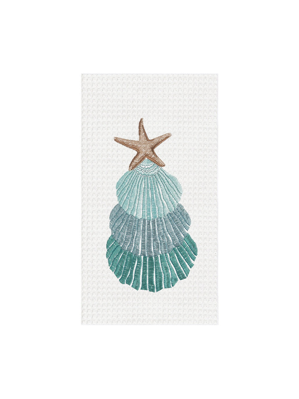 3 Scalloped Shells Towel