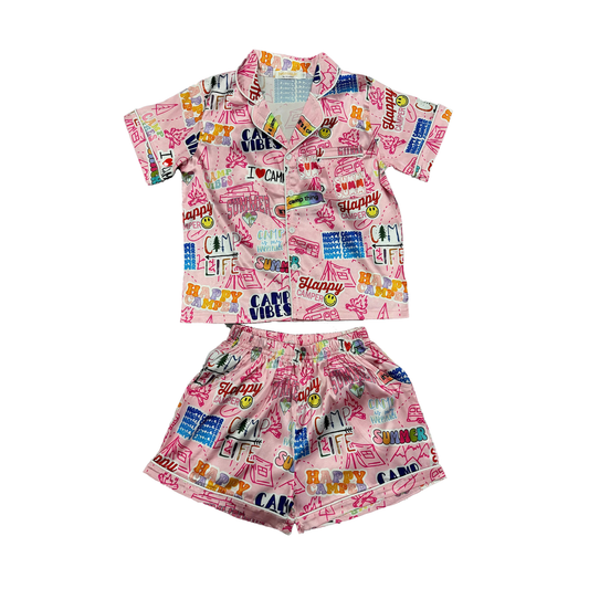 Camp Stickers PJ Set