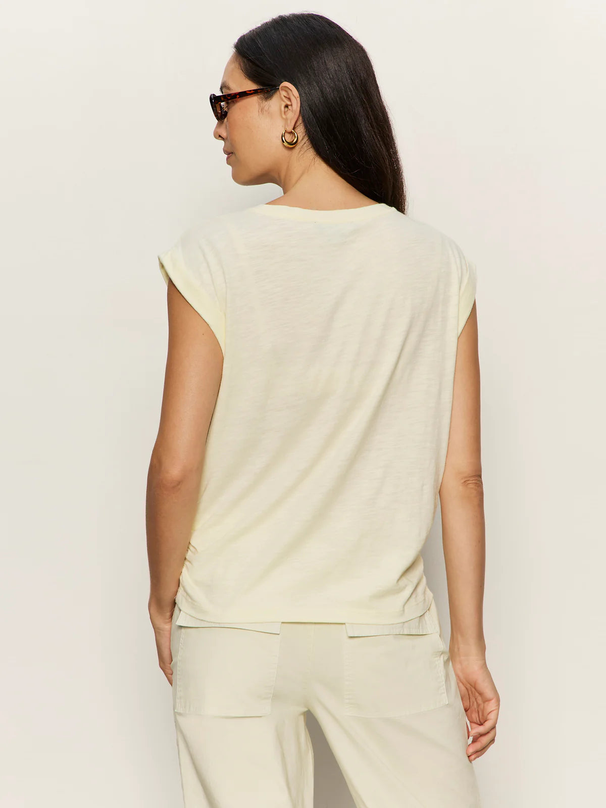 Knotted Muscle Tee - Lemon Drop