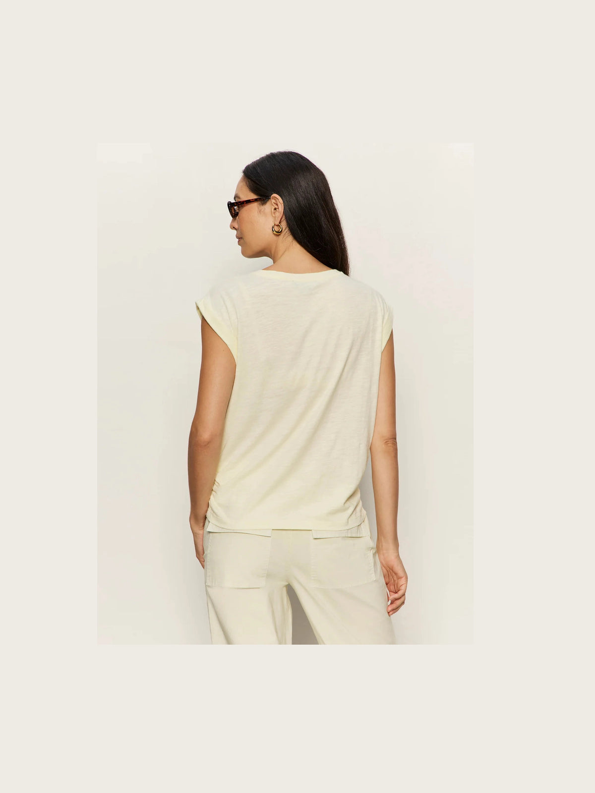 Knotted Muscle Tee - Lemon Drop