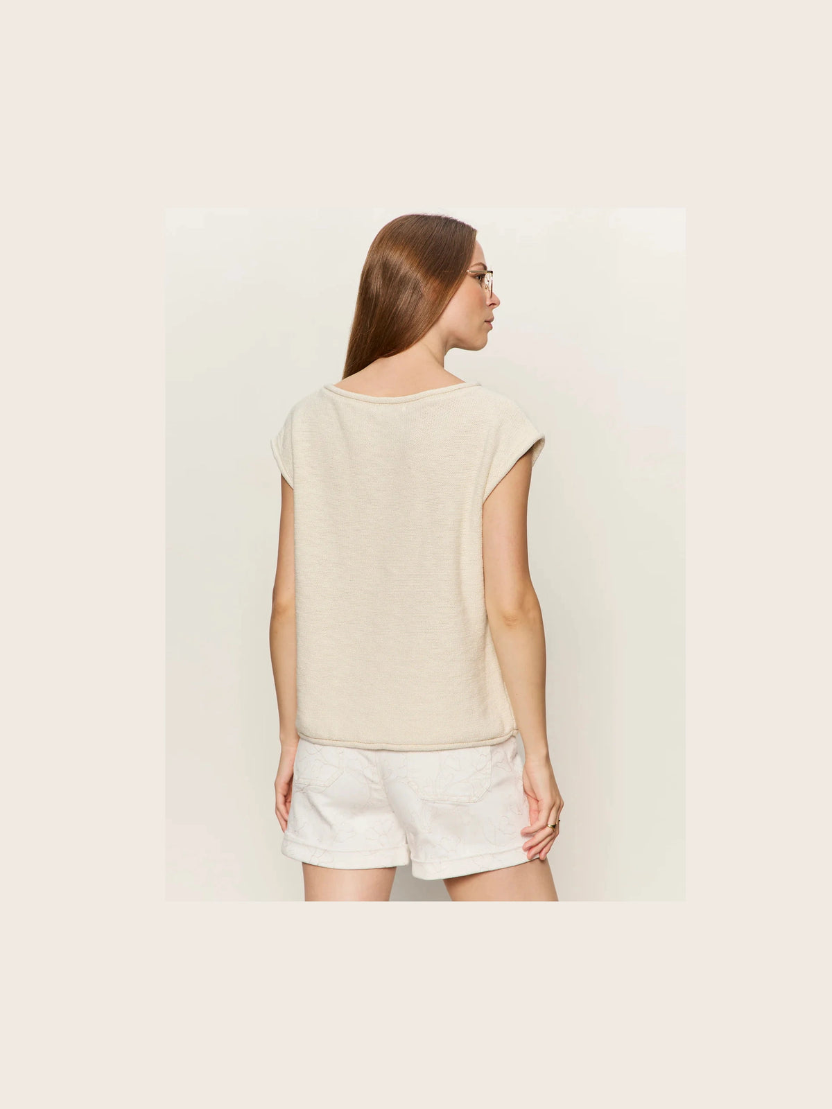 EASY SWEATER TEE - collagen