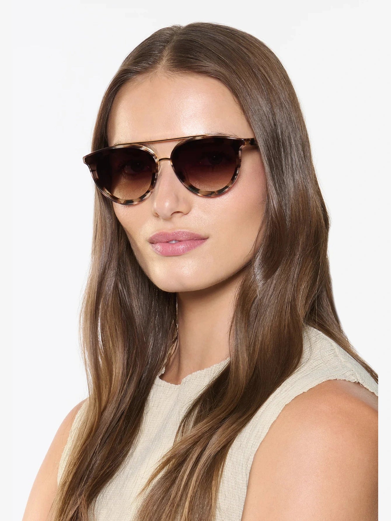 Clio Nylon - Blonde Venezia 18K Sunglass