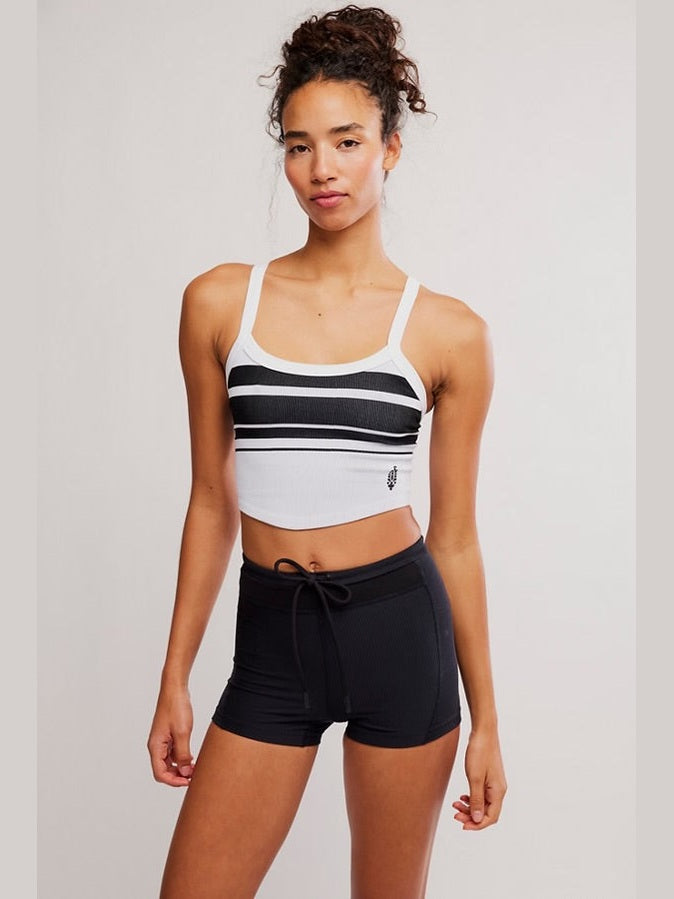 All Clear Cami - Black / White Retro