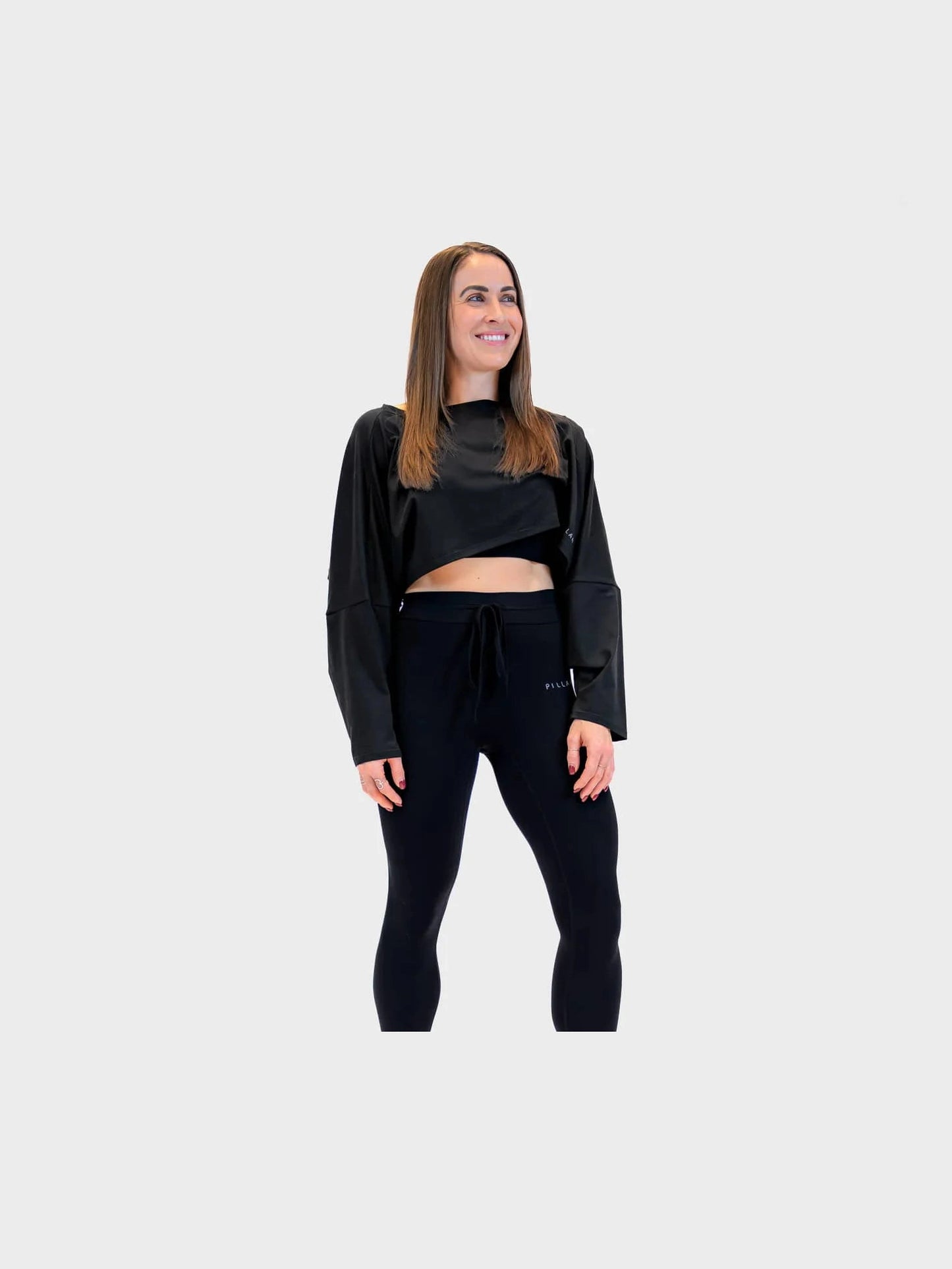 Jenni Longsleeve Crop - Black