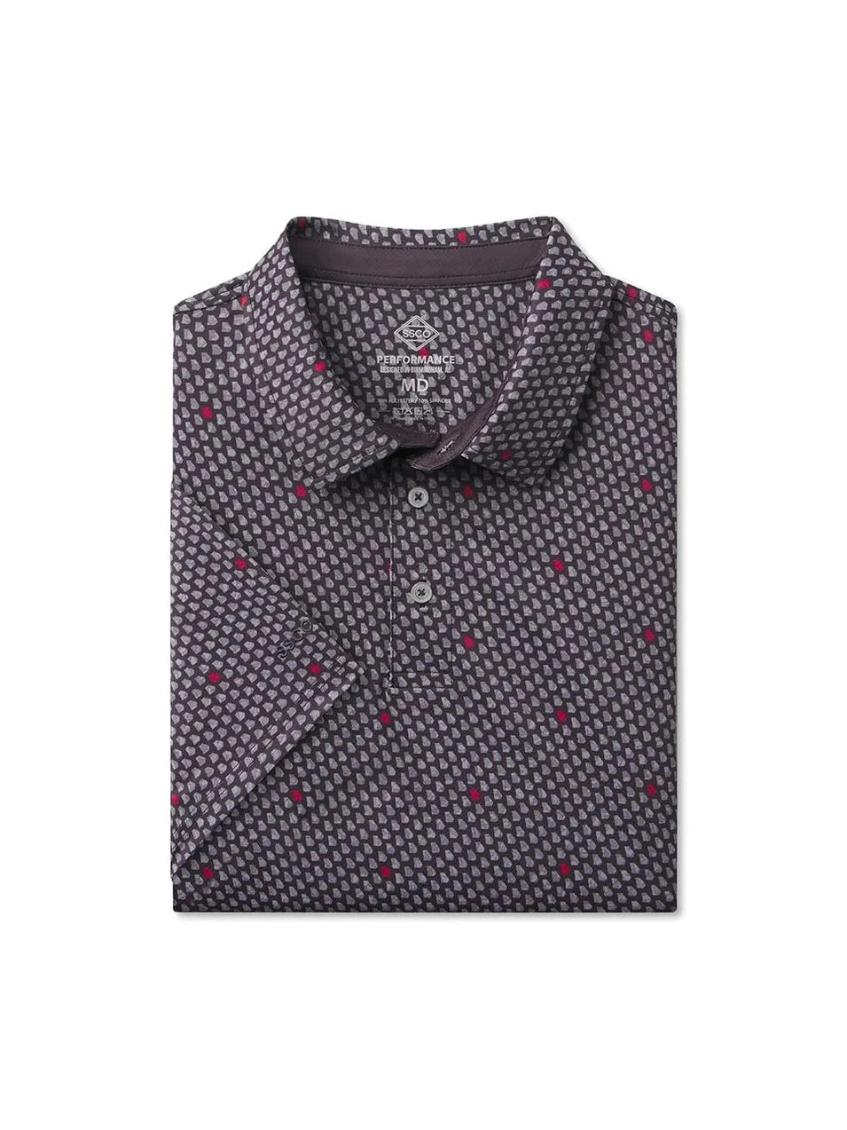Kickoff Camo Motion Tech Polo SS - Dawg Walk Camo