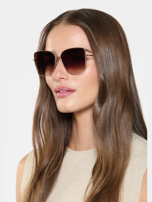 Dolly - 12K Matte Oyster Sunglasses