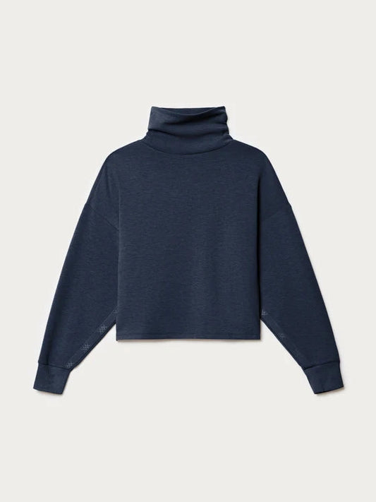 Dream Glow Mock Neck - Navy