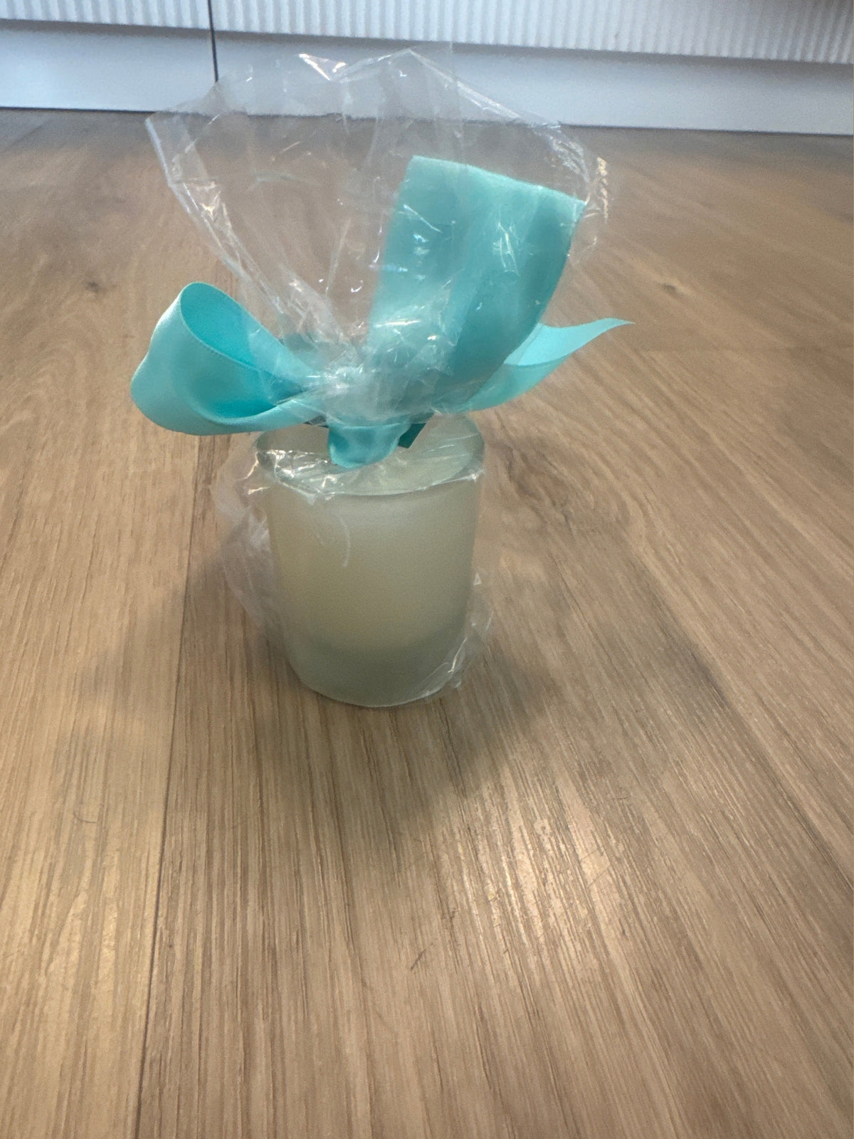 Frosted Glass Votive-Ocean Air
