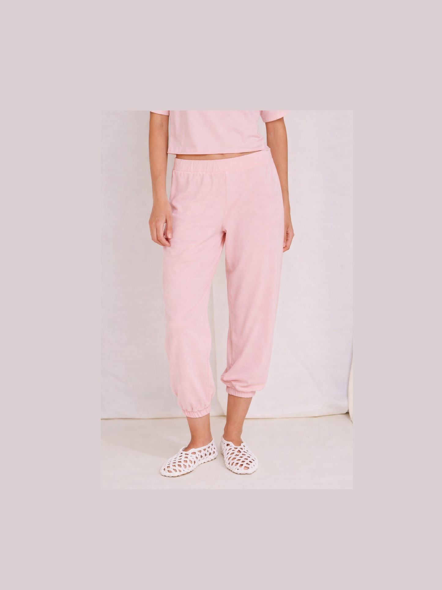 Ravi Jogger Elastic Pant - Pink