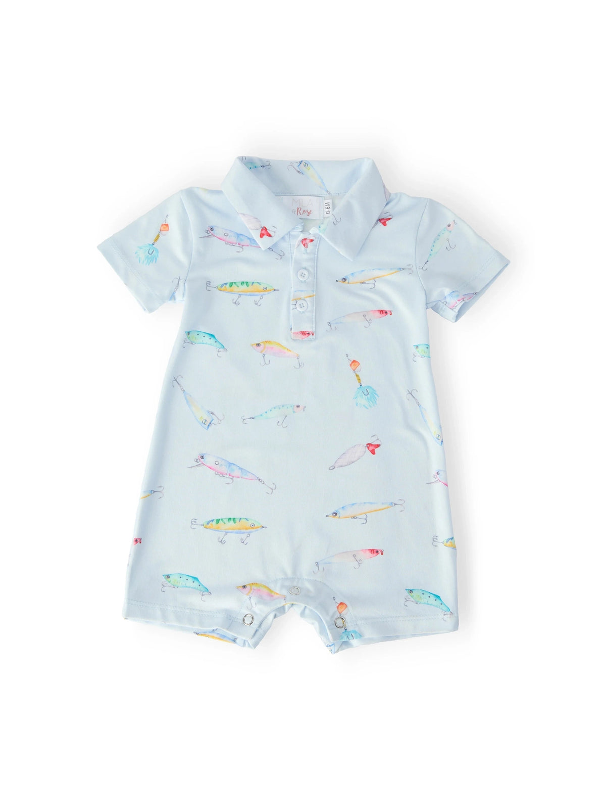 Fish Hook Polo Shorty One-Piece