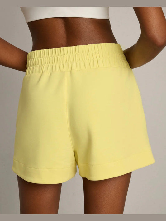 Dream Glow Color Block Short - Lemon Lime