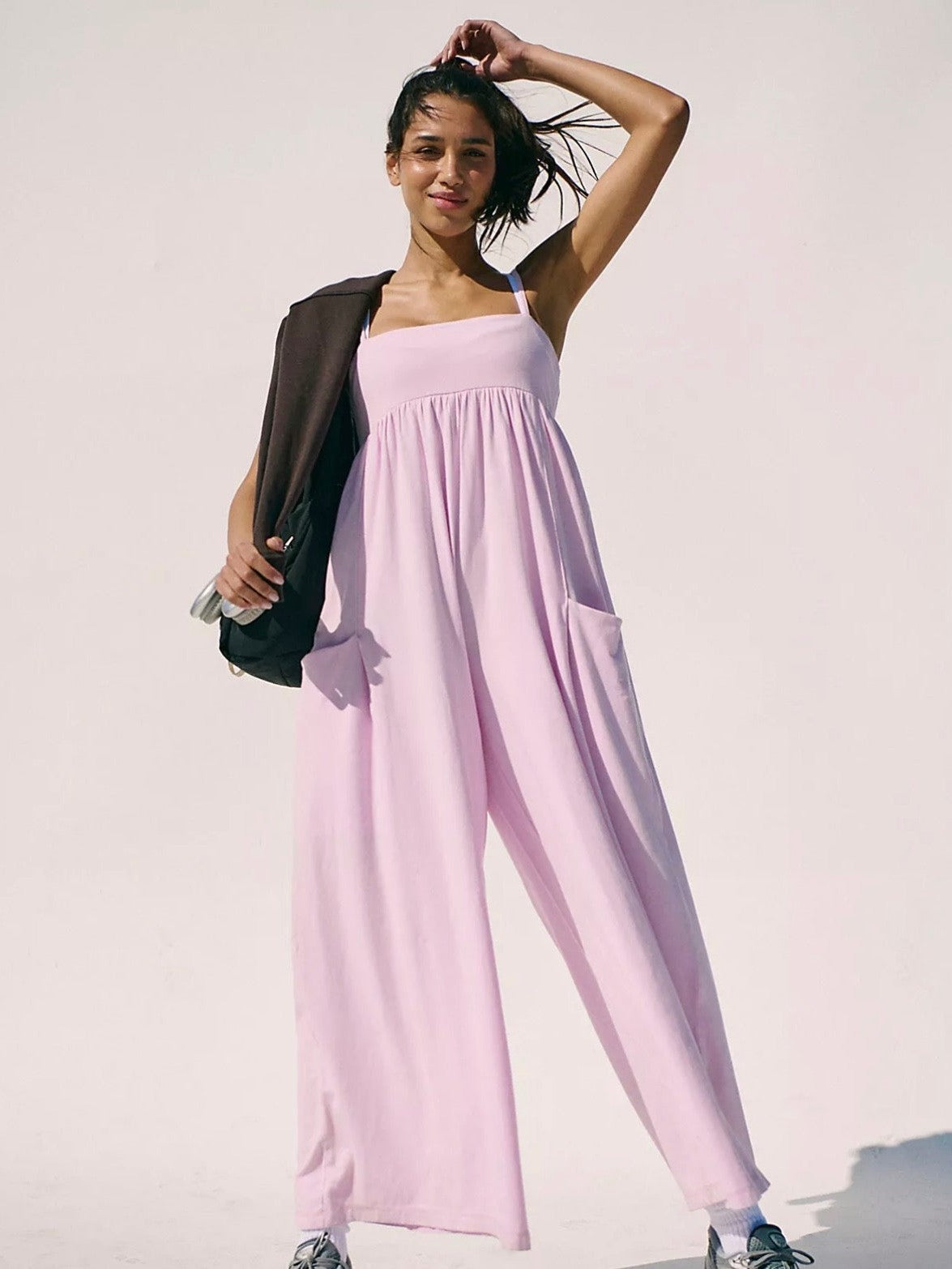 Hot Shot Strappy Onesie - Ultra Violet