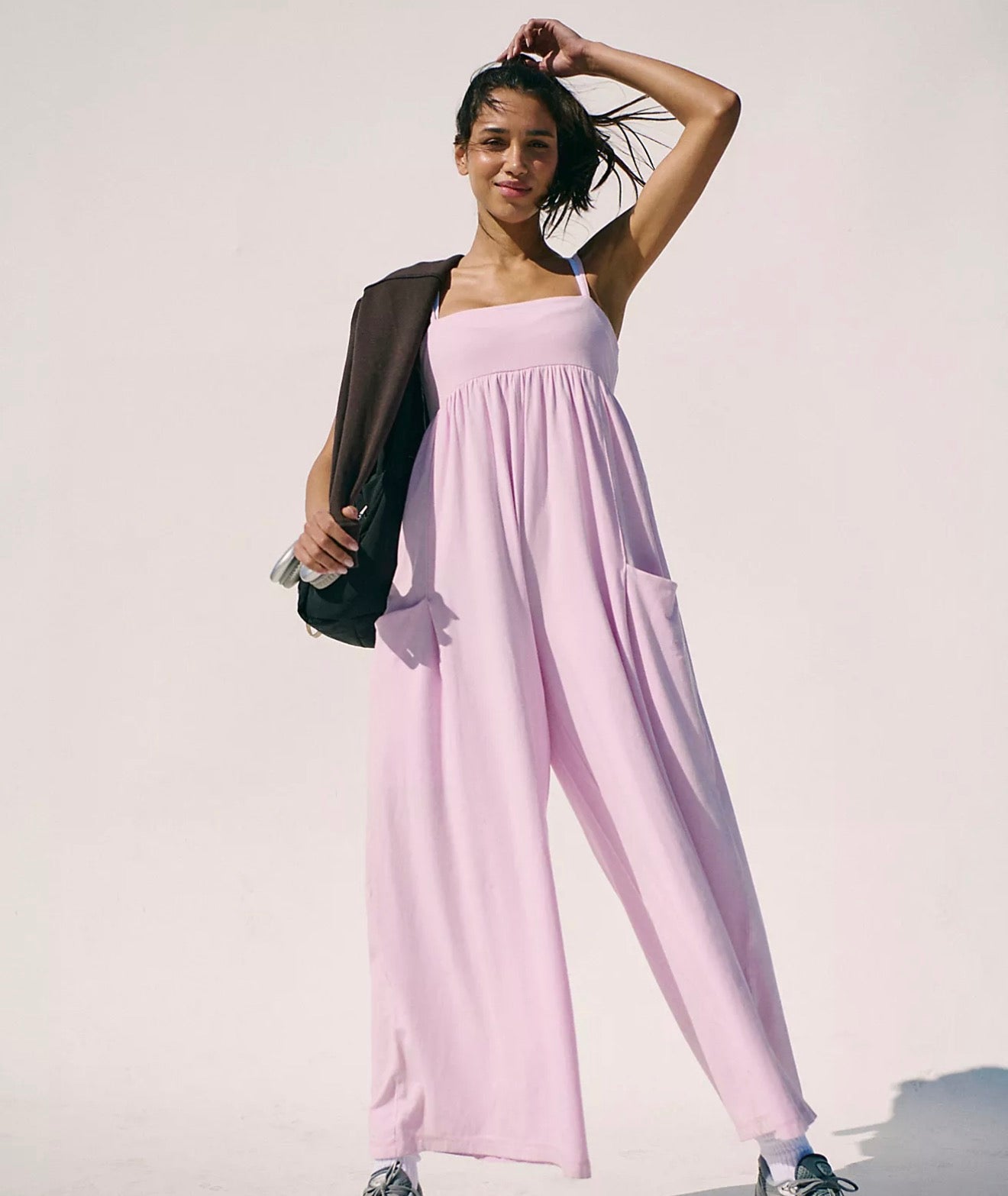 Hot Shot Strappy Onesie - Ultra Violet