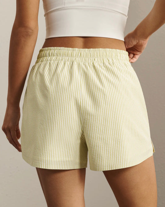 SaltAir Shorts - Citron Seersucker