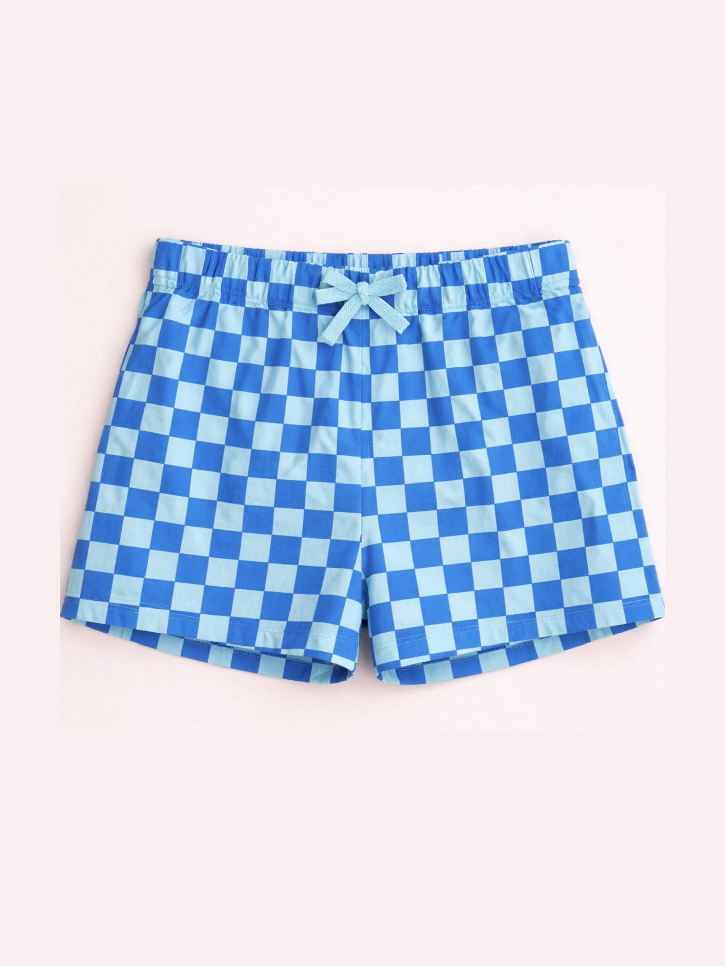 Checkered Shorts Blue