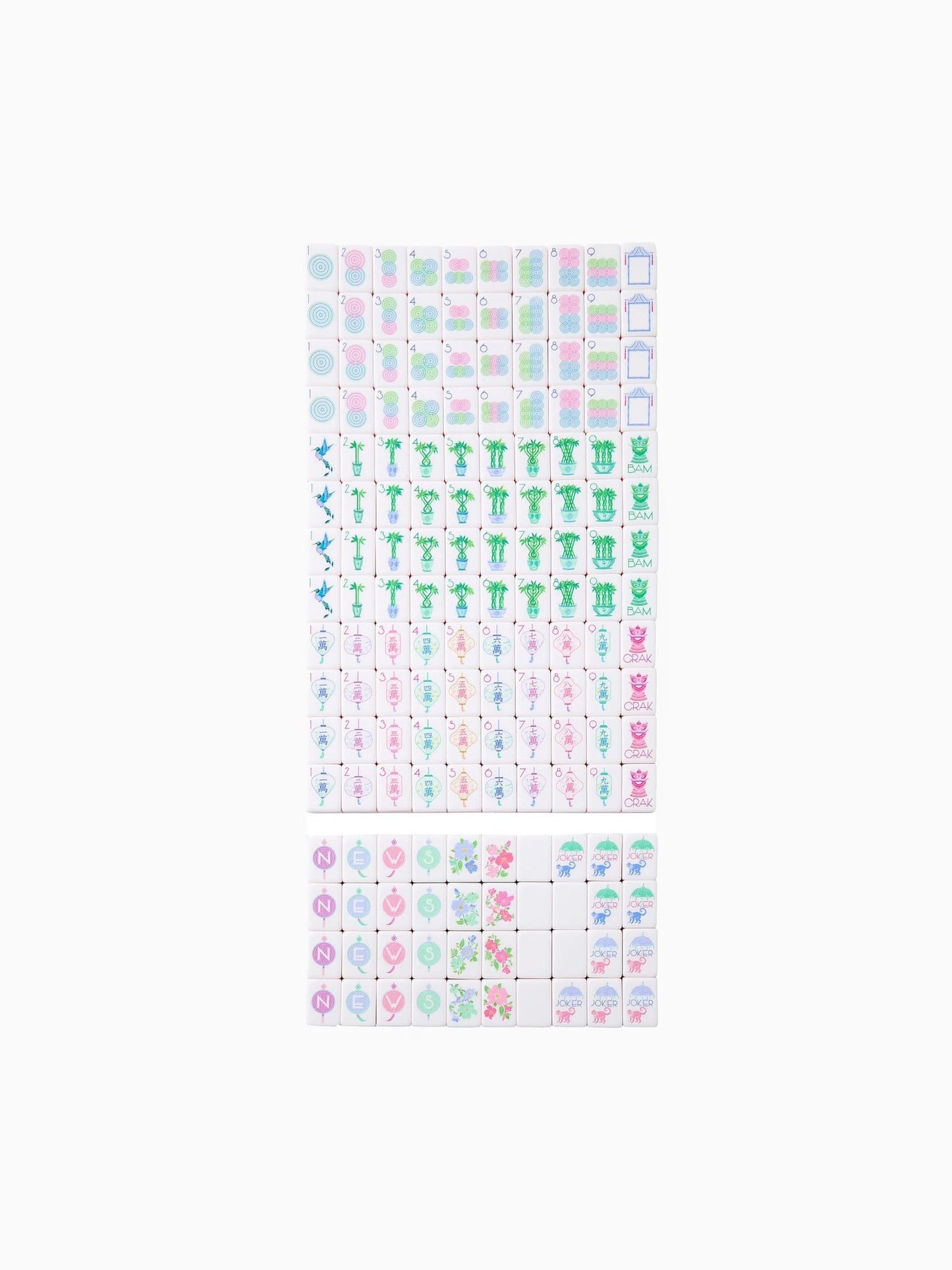 Luminaire Mahjong Tiles