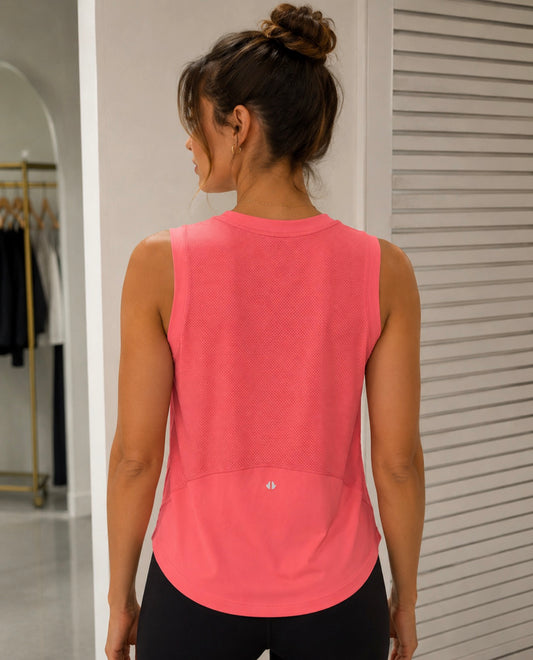Performance Boxy Tee - Tea Rose