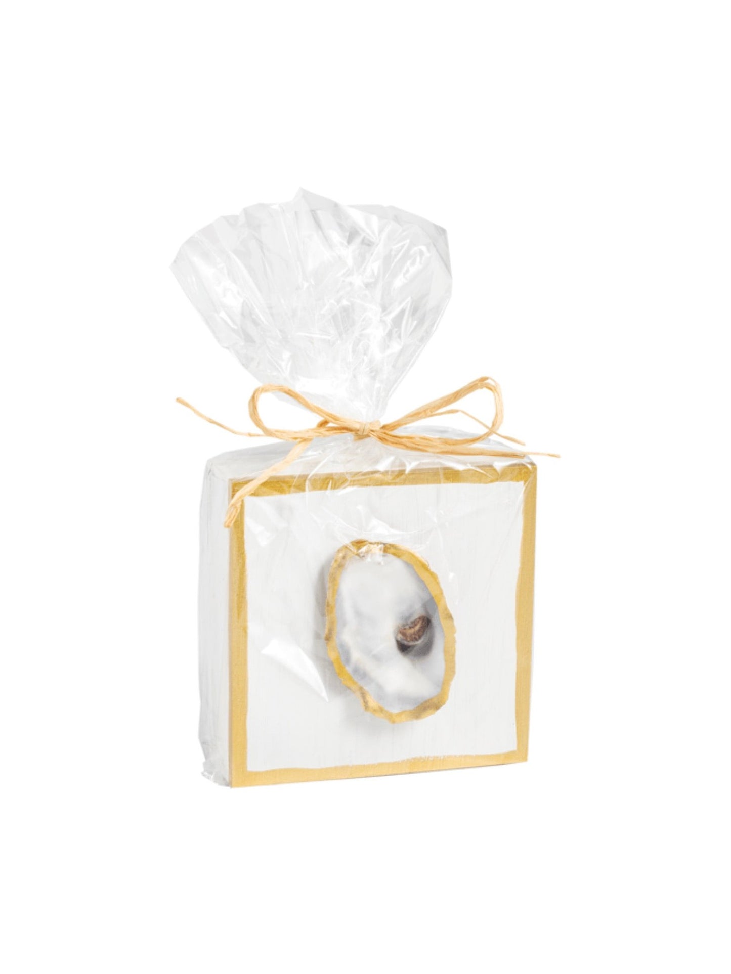 White Oyster Shell Plaque