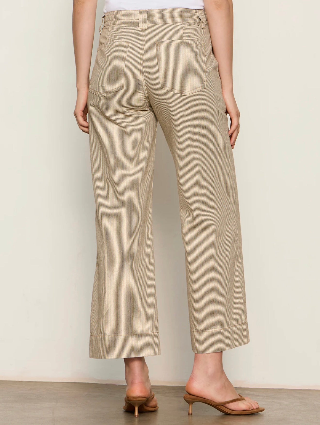Lily Stripe Cropped Pant